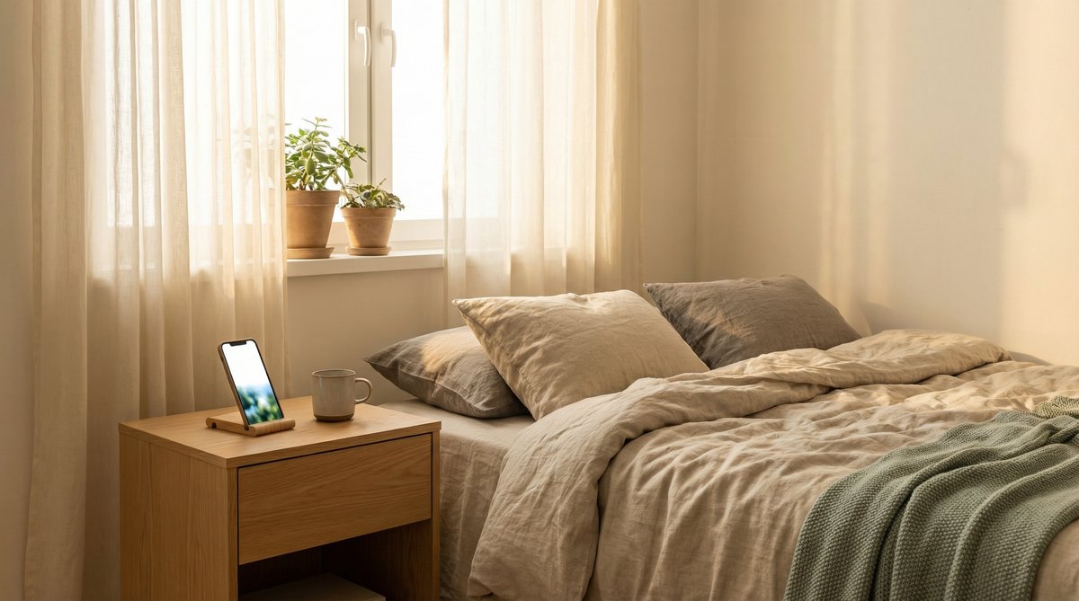 蘑菇视频 - 温馨卧室晨光，手机播放轻松视频 - 5j4hcmg9.cn